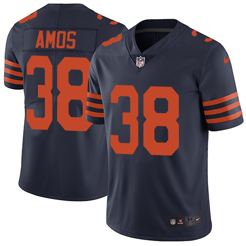 Nike Bears #38 Adrian Amos Navy Blue Alternate Men's Stitched NFL Vapor Untouchable Limited Jersey
